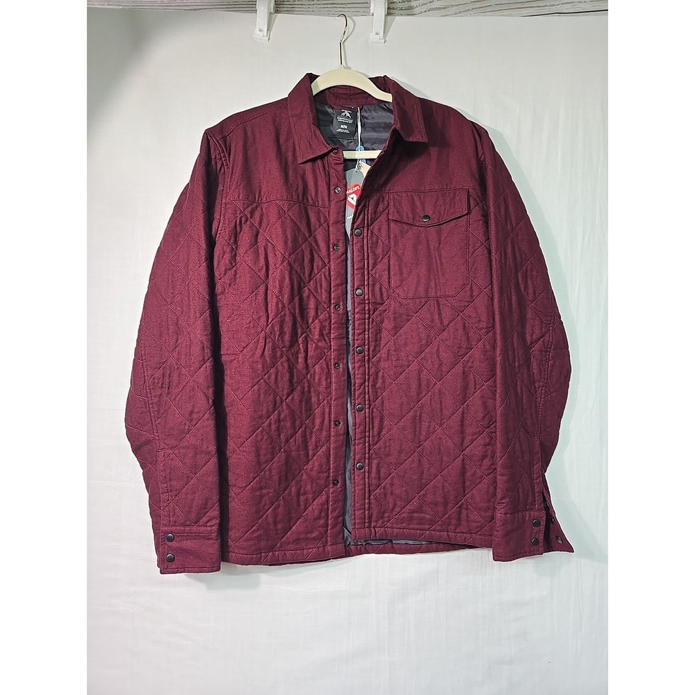 NWT Helly Hansen Men's 658 Hickory Isfjord Insulated Shacket Size Medium Relaxed